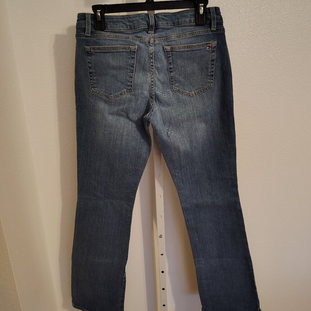 Tommy Hilfiger Women's Jeans Size 8 Regular Bootcut Blue Denim Stretch